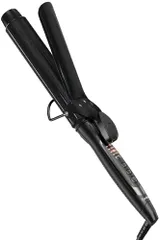Ryanboo ヘアアイロン カールアイロン コテ 38mm カーリングアイロン 5段階温度調整 プロ仕様 MAX220℃ 海外対応(38mm, ブラック)/ 86549a77