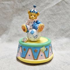 リモージュボックス くま フランス リモージュ テディベア 小物入れ 