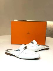 エルメス hermes 美品 ミュール オズ ホワイト 36.5サイズ - メルカリ