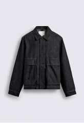 新品】ZARA ザラ コントラストカラー デニムジャケット - メルカリ