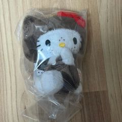 値下可 レア ハローキティ しっぽ倶楽部 ぬいぐるみキーホルダー 2002