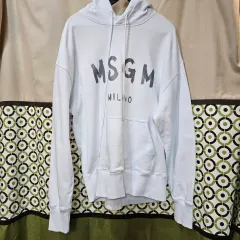 MSGM ミラノ 白 フードTシャツのサムネイル