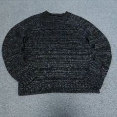 BELVET Melange Texture Knit 黒 M - メルカリ