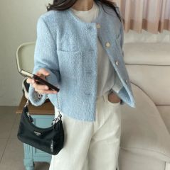 新品【frene】ヘムギャザードットキルティング中綿フレアコート同型