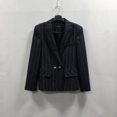 美品】タリアトーレ テーラードジャケット ネイビー ストライプ 38 M