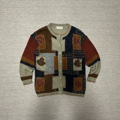 希少】Dolce&Gabbana クレイジーパターンニット アンゴラ シルク