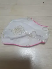レース花刺繍ドール服帽子のサムネイル