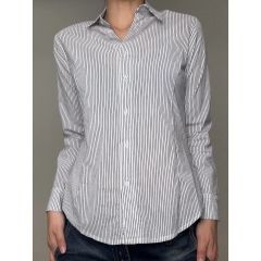 MARELLA マレーラ ストライプ柄 比翼 ストレッチシャツ 38 - メルカリ