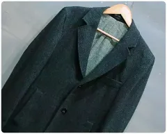 DKNY ウール カシミア ツイード チェスターフィールド コート (メンズ 38R/100)のサムネイル