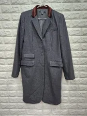 DKNY レディース ウール混 ウールブレンド コート ジャケット 66サイズ k390