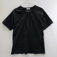 【サイズ5】オーラリー AURALEE ヘンリーネックTシャツ ブラック 人気色 AURALEE オーラリー ヘンリーネック Tシャツ サイズ3 無双仕立て