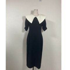 タグ付】PAMEO POSE Betty Dress 黒 白 M セーラー襟 - メルカリ