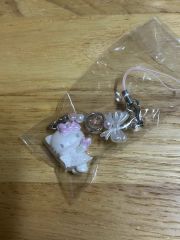 レア】サンリオ フコク生命 チャーミーキティ 根付け キラキラ ハート