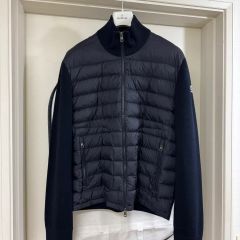 極美品 Lサイズ TOM FORD 007 切替 ダウンニット レザージャケット 