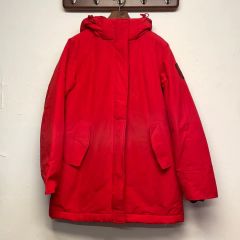 美品】SAVE THE DUCK ダウンジャケッHOODED レッド - メルカリ