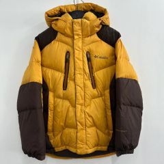 Columbia ダウンパーカー オレンジ WE0950 - メルカリ
