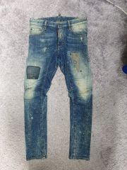 専用！DSQUARED2 ペイント加工 スキニーデニムサイズ50 - メルカリ