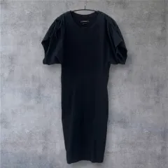 イサベルマラン Isabel Marant ブラック ZARKO コットン バルーン ONE PIECE Sのサムネイル