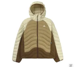 ナイキ ACG ダウン ジャケット ブラウン/ベージュ XXL