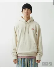 XL 新商品 LMC フードTシャツ クリームのサムネイル