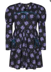 Juliet ribbon dot one-piece - メルカリ