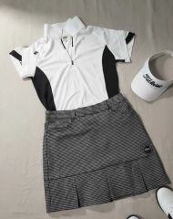 セットアップ☆NIKE GOLFレディース ポロシャツMサイズ スカート4