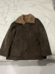 337LEE ブラウン ムートンコート リバーシブルのサムネイル