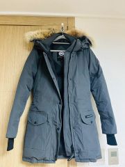 CANADA GOOSE ダウンジャケット ネイビー sp160/84A - メルカリ