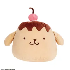 ☆ ポムポムプリンプリンアラモード ☆ キャラクターダイカットクッション フードデザイン フェイス クッション フェイスクッション ぬいぐるみ ダイカットクッション かわいい 可愛い 抱きまくら 抱き枕 ぬいぐるみクッション ソファクッション フェイス型
