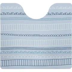☆ ラダーB ☆ スミカ PVCトイレ足元マット ヨコズナクリエーション トイレマット SUMIKA スミカ トイレ足元マット 拭けるトイレマット ふける トイレ用マット トイレ マット pvc おしゃれ かわいい シンプル オシャレ 抗菌防臭 防カビ 防炎のサムネイル