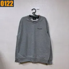 105 CK Calvin Klein カルバン・クライン グレー スウェット Tシャツ