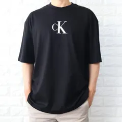 Tシャツ メンズ カルバンクライン オーバーサイズ ブランドロゴ ブラック 黒 半袖 トップス 男女兼用 CALVIN KLEIN KM0KM00881