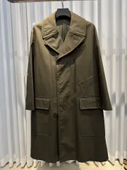(50) エルメス コットン Single トレンチ コート カーキのサムネイル