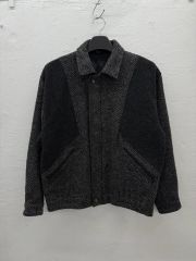ヨ*ト様 LLbeanヘリンボーン柄ツイードテーラードジャケット42L LL ウ