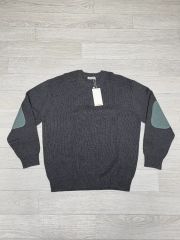 cash & barba モンゴリアンカシミヤ エルボーパッチ クルー - メルカリ