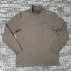 ウールシ ハイネック 長袖 コットンTシャツ メンズ105サイズ