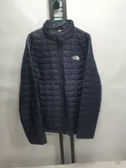 THE NORTH FACE ザノースフェイス 軽量 ダウン キルティング ジャケット ネイビー L