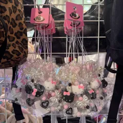 スピンズ HELLO KITTY(ハローキティ) ビーズ キーホルダー ストラップ
