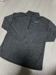 NIKE ハーフジップ トレーニングシャツ グレー L - メルカリ