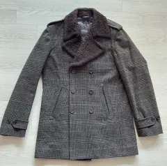 正規品 Paul Smith ファーカラー ウールコート-S