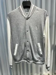(M) Brunello Cucinelli(ブルネロクチネリ) ロゴ グレー スタジアムのサムネイル