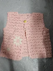 ハンドメイド キッズ 編み ニット 80