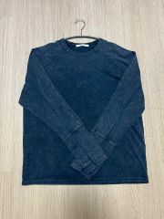 Jentlouis長袖カットソー メタルプレート付き ウォッシュ加工 - メルカリ