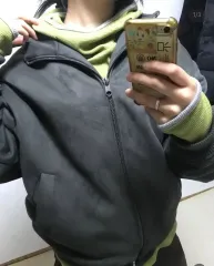 ZARA フェイク スウェード アウター