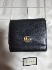 GUCCI 二つ折り GGマーモント バイカラー 日本限定 黒&赤 - メルカリ