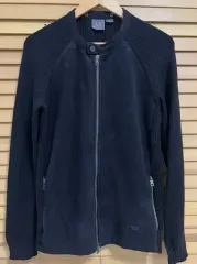 ARMANI EXCHANGE アルマーニ エクスチェンジ メンズ スウェード バイカラー ウール ジップアップ ジャケット 95