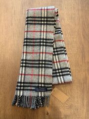 タグ付き新品 バーバリーズ イギリス製 チェック柄 ウール ロング