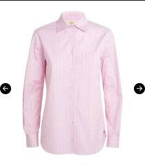 MAX MARA WEEKEND マックスマーラーウィークエンド リネンシャツ サイズ:42 麻100％/七分袖    ピンク レディース / 240001194337 Max Mara - MAX MARA WEEKEND マックスマーラーウィークエンド リネン