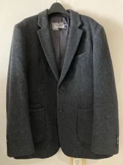 レノマ カシミア ウール スーツ ジャケット グレー