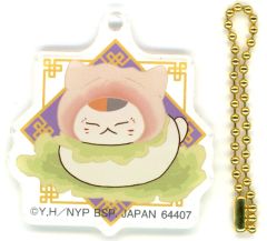 [중고] 열쇠 고리 냥코 선생님 / 슈마이와 상추 아크릴 마시는 찻 (야무 매력) [이치 반 쿠지 나츠메 친구 장 냥코 선생님과 음료 차 감귤] G 상